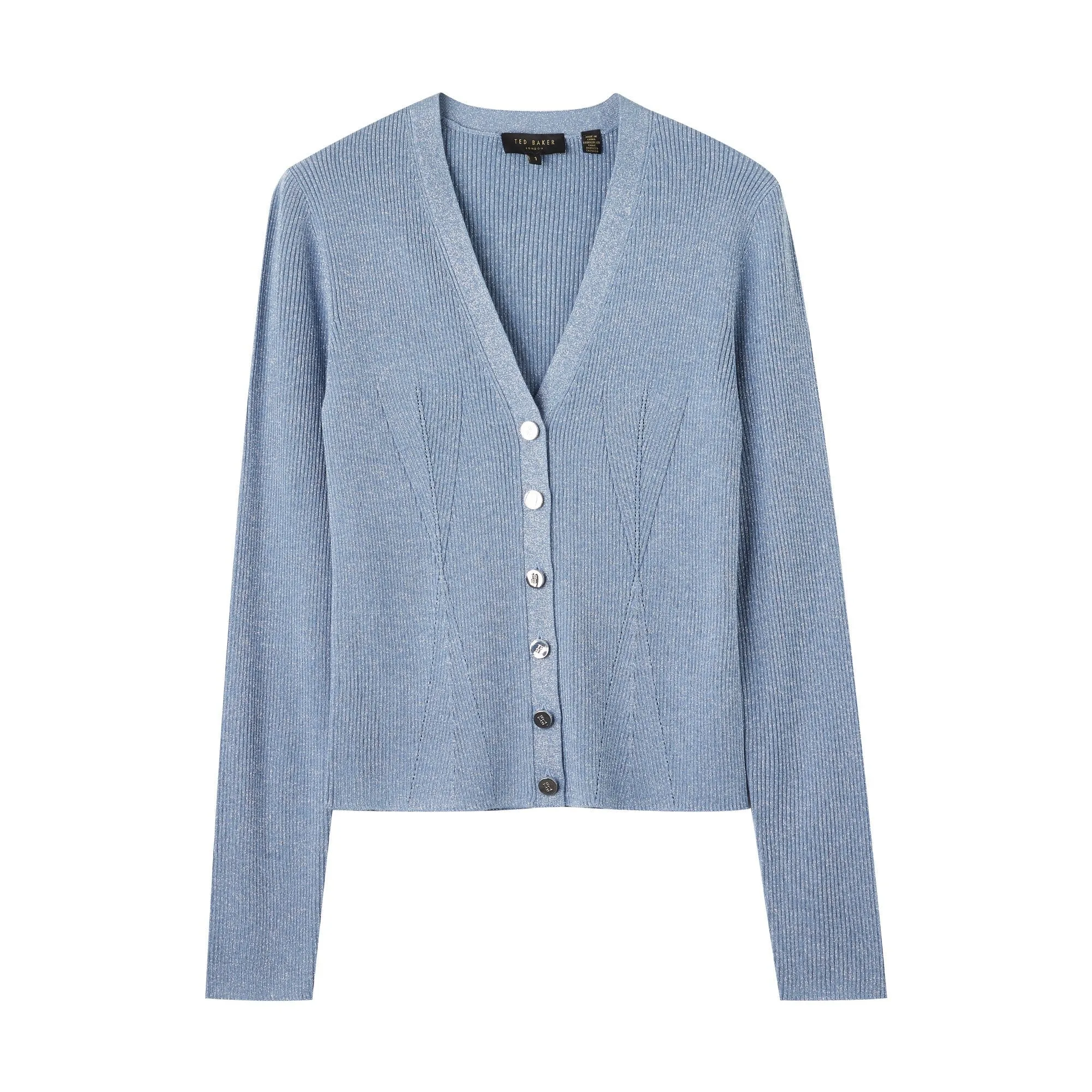 Women Wmk-Venu-Aw20Tb999074 V Neck Cardigan - Blue