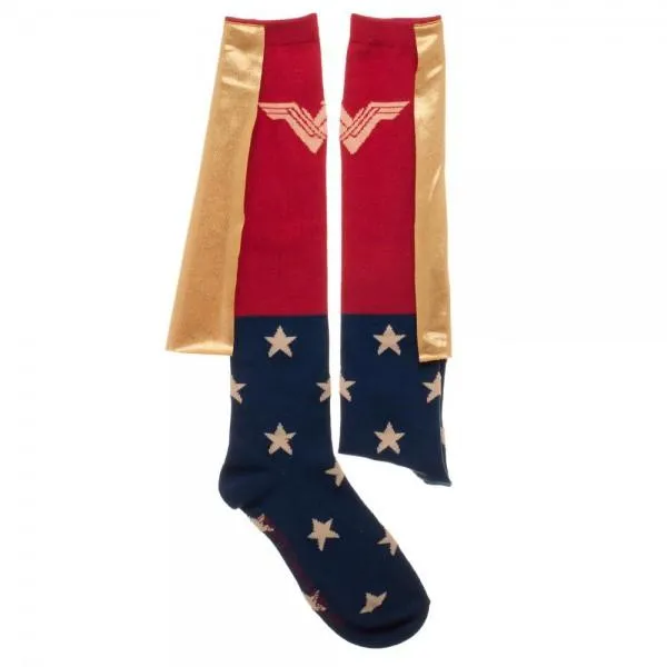 Wonder Woman Movie Caped Juniors Knee High Socks