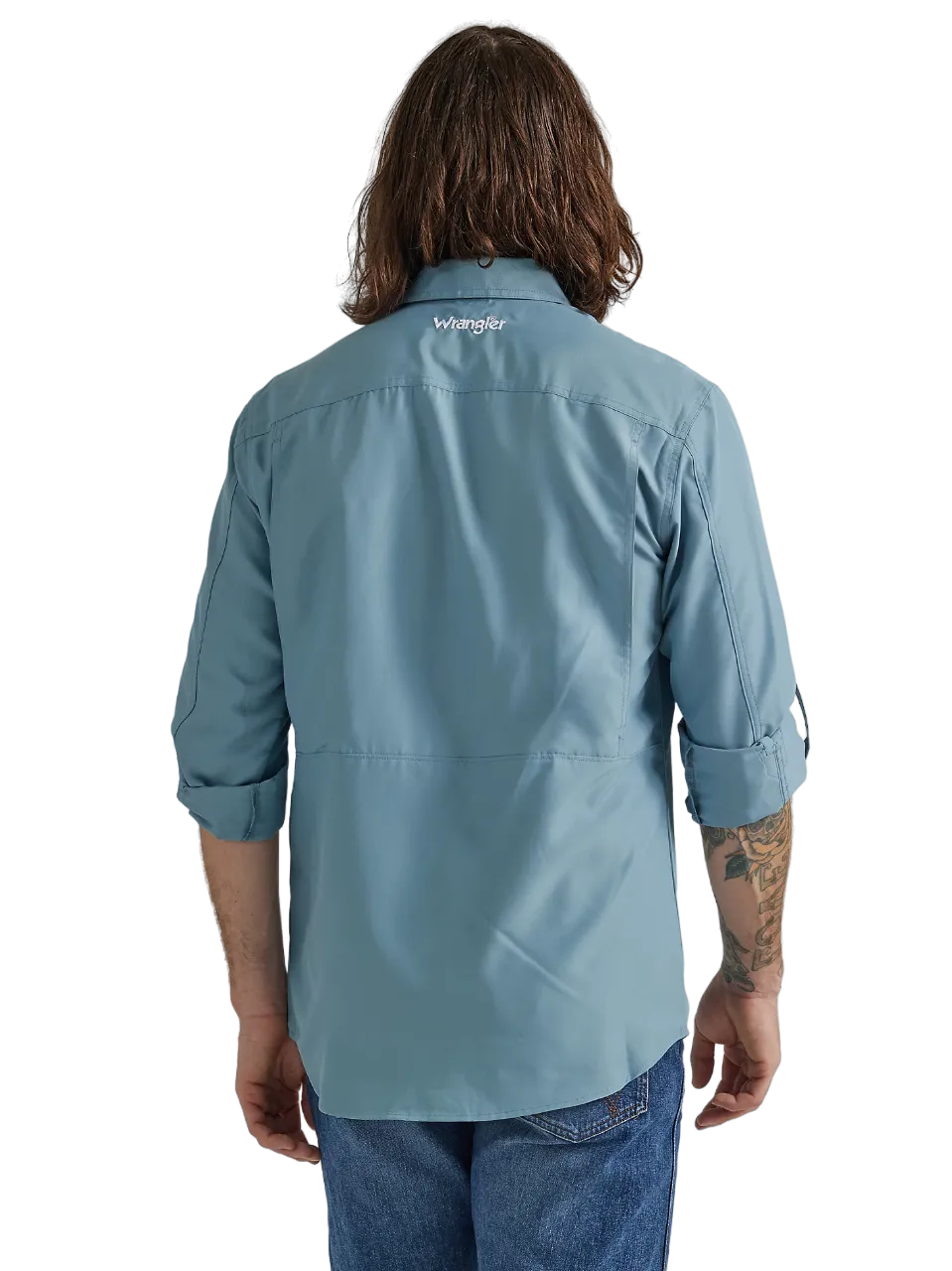 Wrangler Men's Performance Sky Blue Shirt