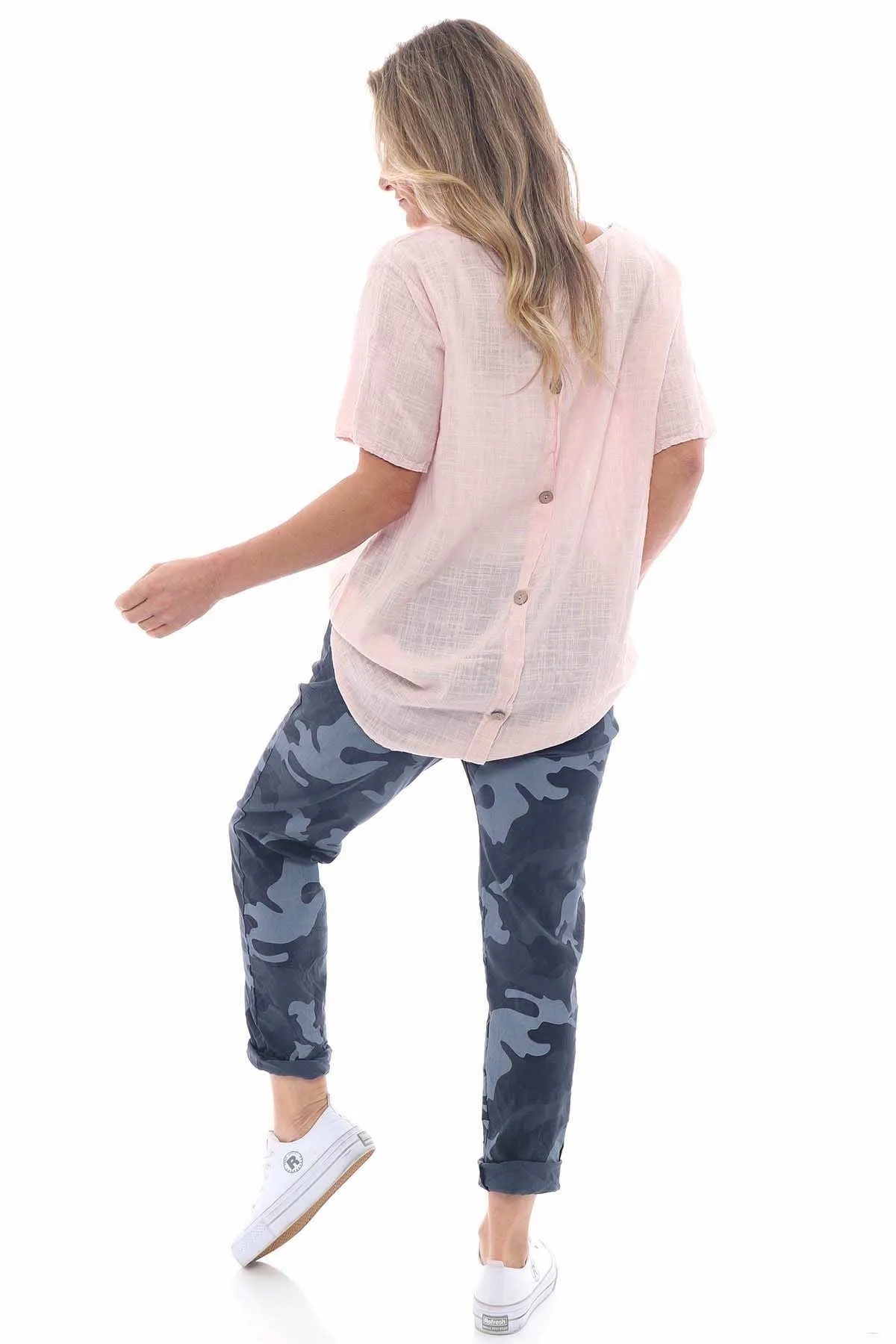 Yarwell Camouflage Print Joggers Charcoal